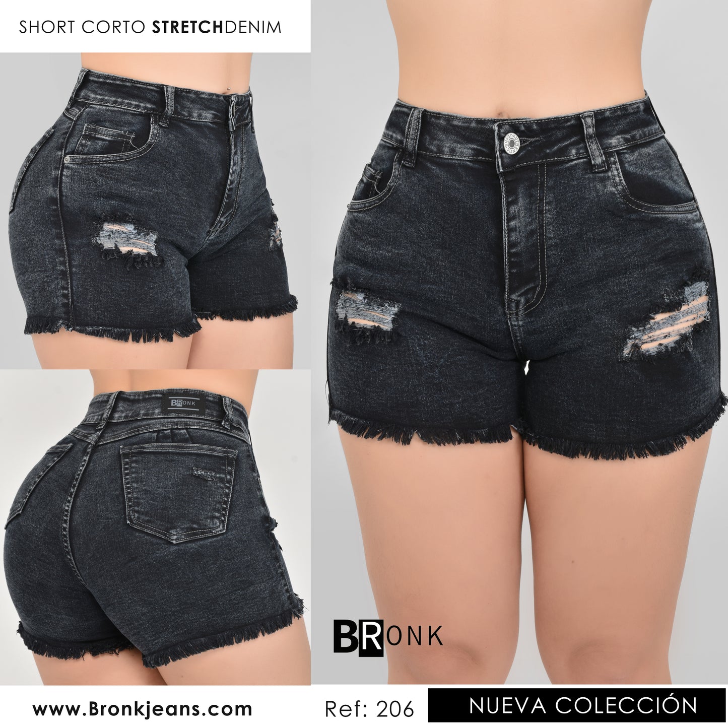 SHORT MUJER STRECH REF. 206