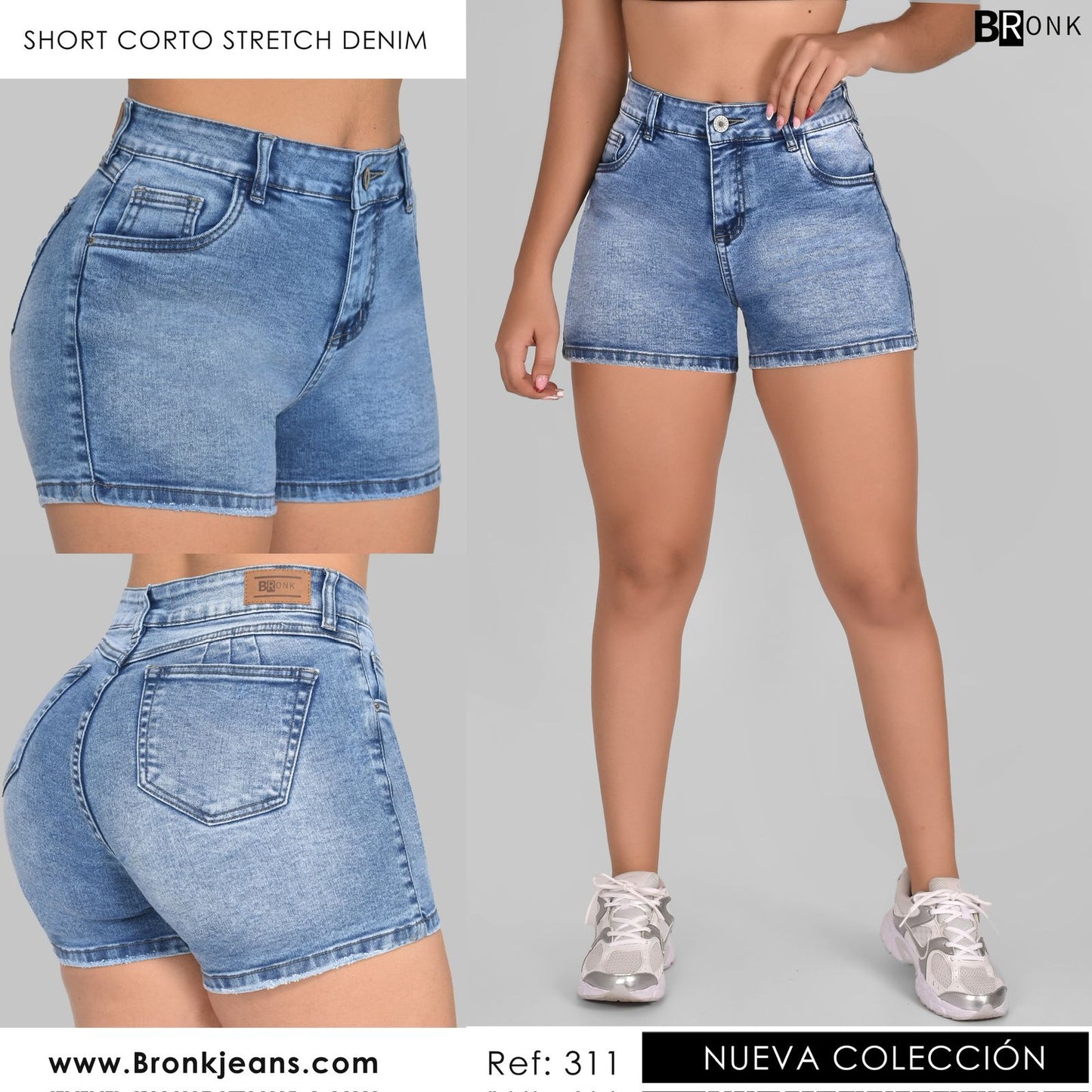 SHORT MUJER STRECH REF. 311