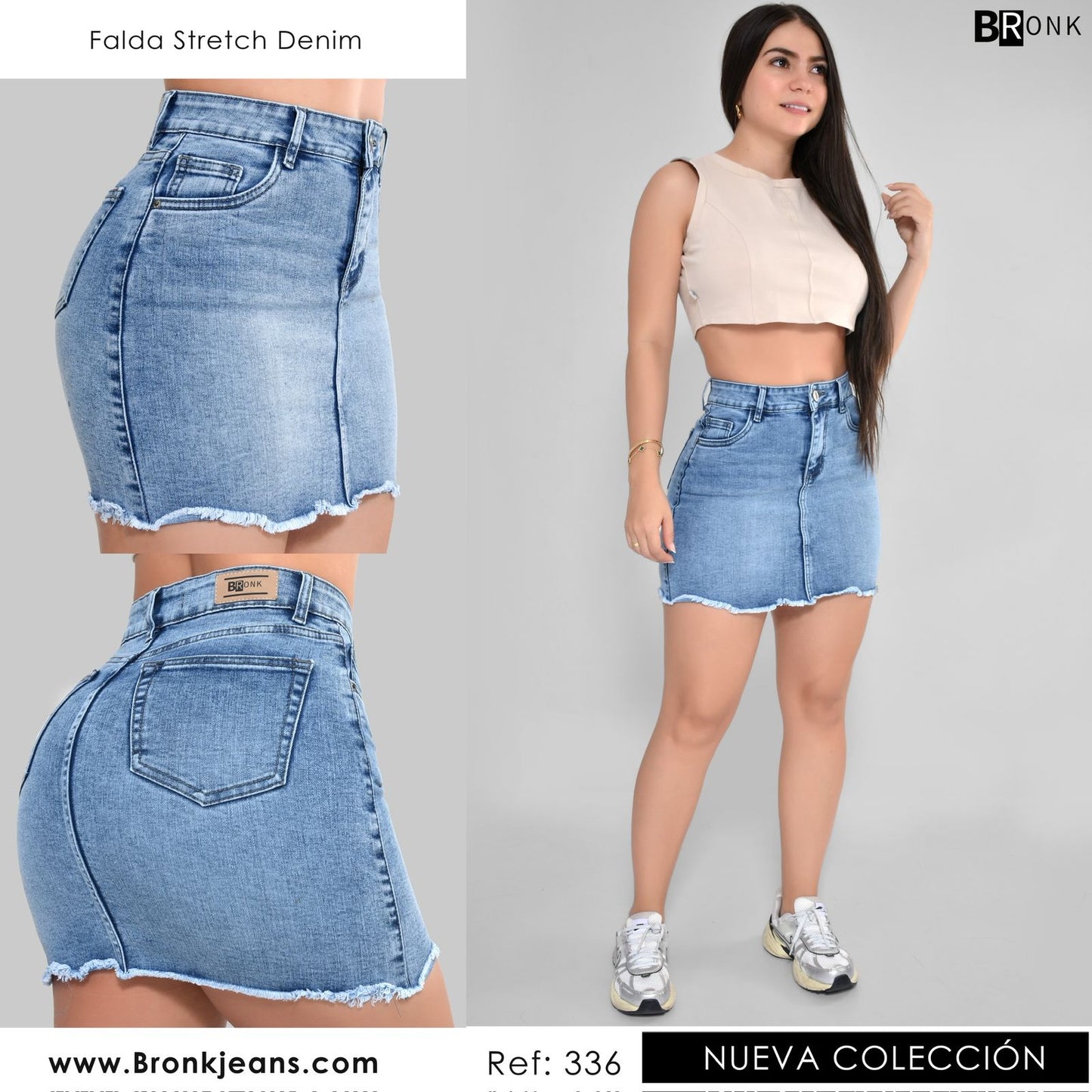 FALDA MUJER STRECH REF. 336