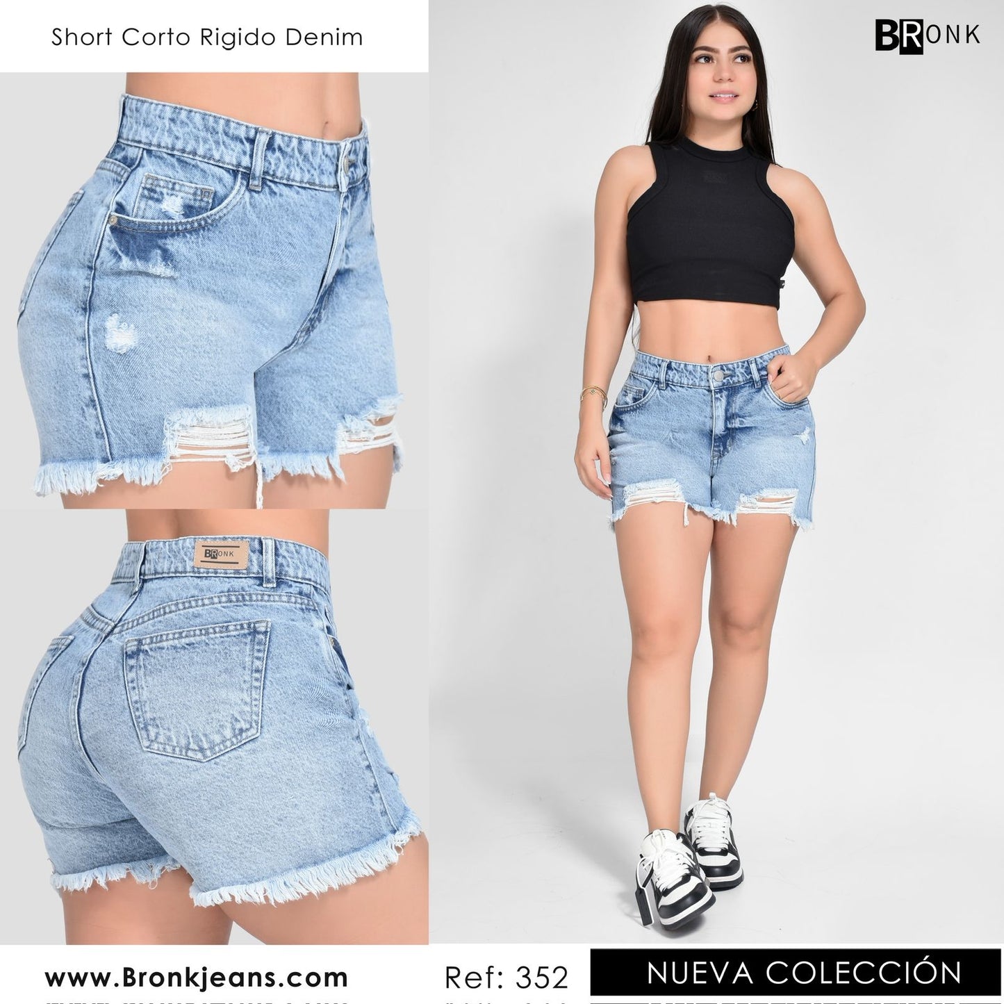 SHORT MUJER RIGIDO REF 352