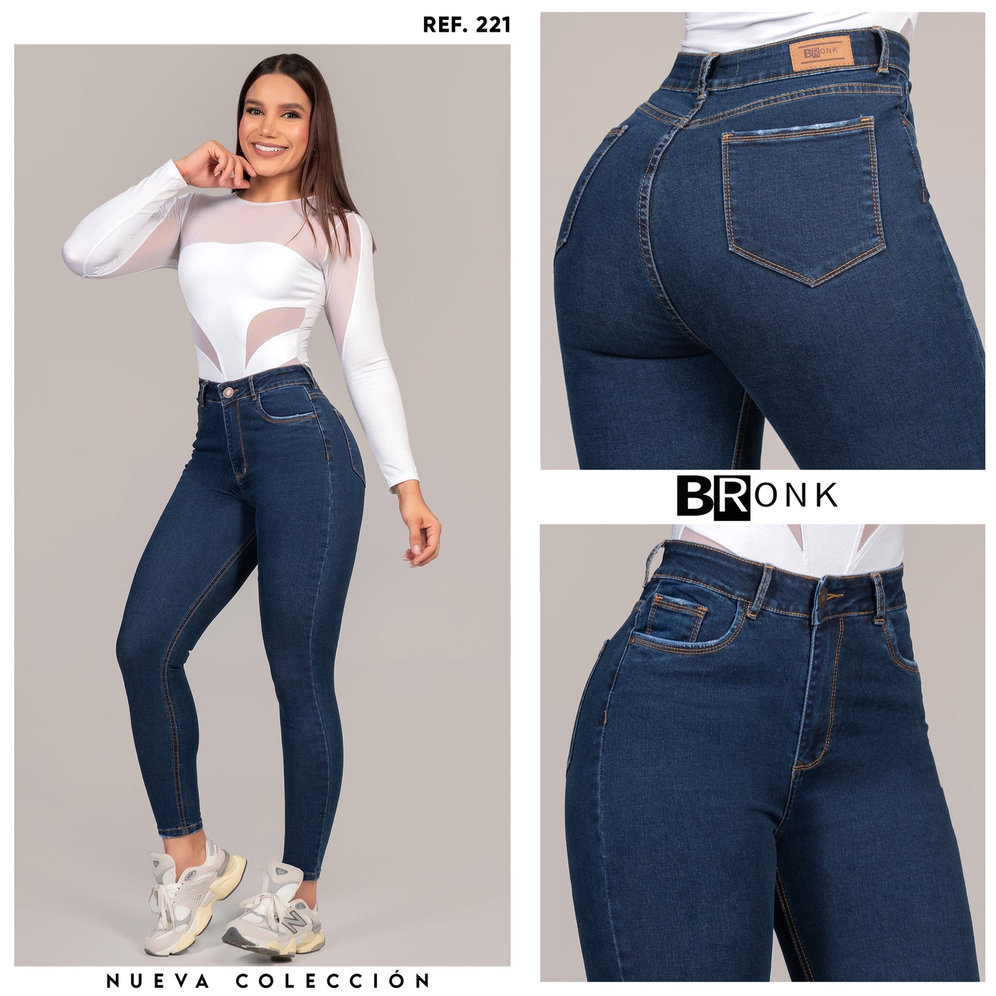 JEANS DAMA SKINNY REF-221