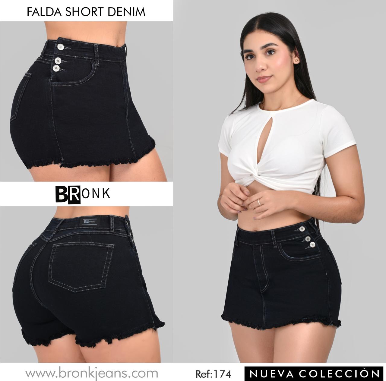FALDA SHORT MUJER STRECH REF. 174