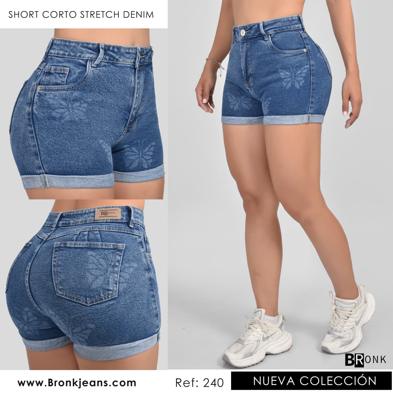 SHORT MUJER RIGIDO   REF 240